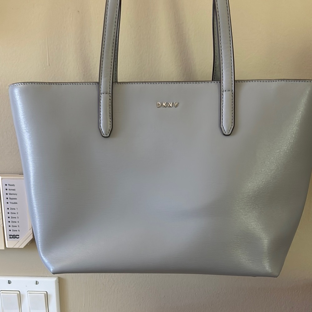 DKNY Gray Tote Bag